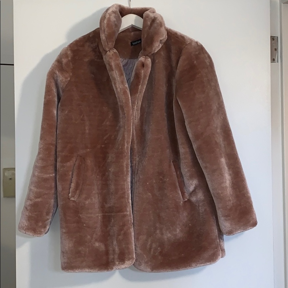 Boohoo Faux Fur Jacket Never Worn